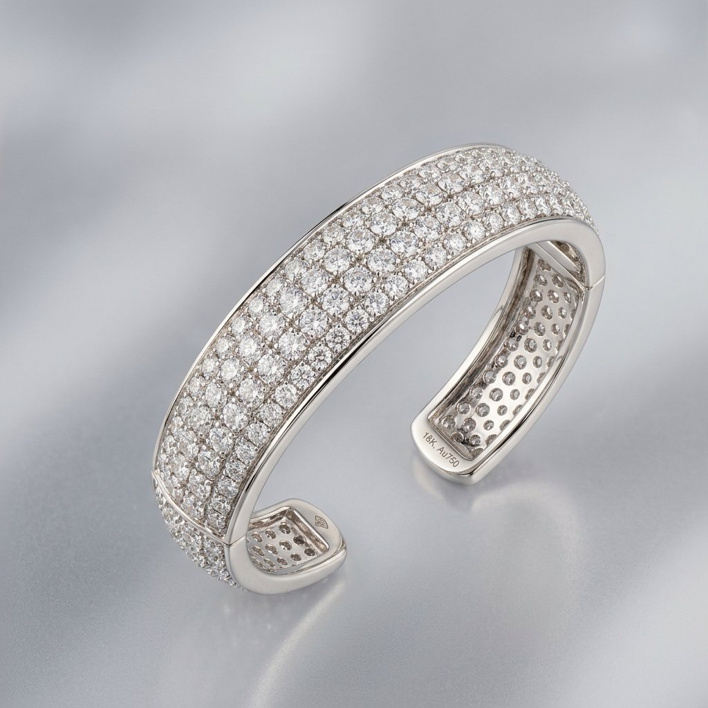 GMW Micro-Pavé Cuff Bracelet